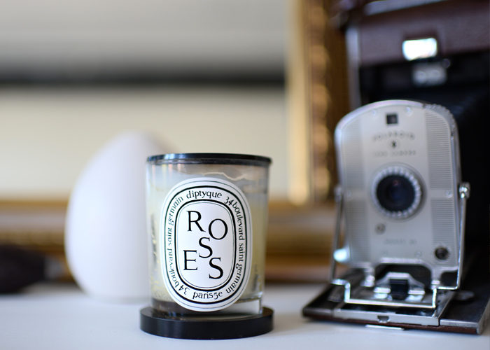 diptyque roses candle