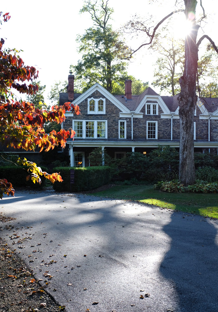 Hasbrouck House in the fall