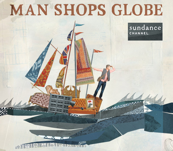Man Shops Globe